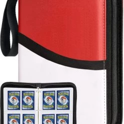 Favecards Luxe Verzamelmap Geschikt Voor Pok Mon PU Leer 400 Kaarten 50 Bladen Celebrations Map