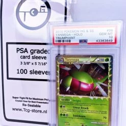 TCG-gear Psa Graded Sleeves 100ST -Team Bags - PSA/CGC Graded Kaartbescherming - Pokemon - Yu-Gi-Oh