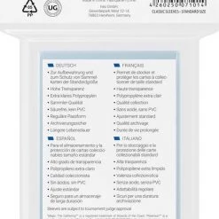 Ultimate Guard Supreme Card Sleeves Classic Soft Clear - Standard Size - 100 Stuks -trading-cards Winkel 550x810